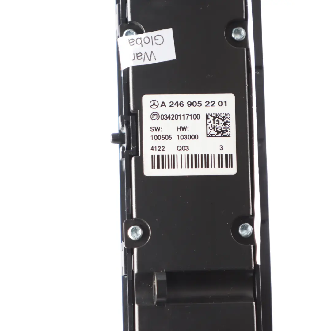 Mercedes C117 Centre Console PDC Hazard Heated Seats Switch Panel - SKU A2469052201 - Part number A2469052201