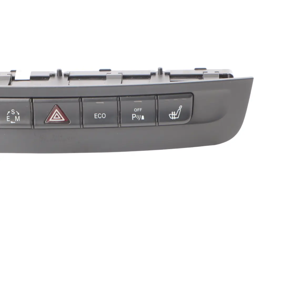 Centre Console PDC Hazard Heated Seats Switch Panel to Mercedes C117 with Part number A2469052201 Mercedes C117 Centre Console PDC Hazard Heated Seats Switch Panel - SKU A2469052201 - Part number A2469052201