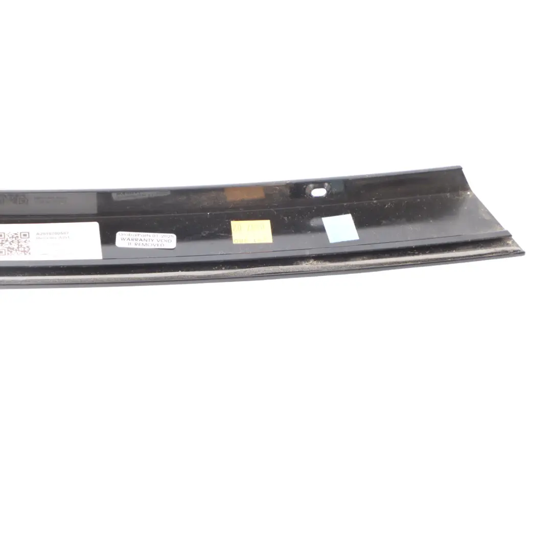 Door Exterior Bay Strip Cover Trim Left N/S to Mercedes W251 Rear with Part number A2516700587 Mercedes W251 Rear Door Exterior Bay Strip Cover Trim Left N/S - SKU A2516700587 - Part number A2516700587