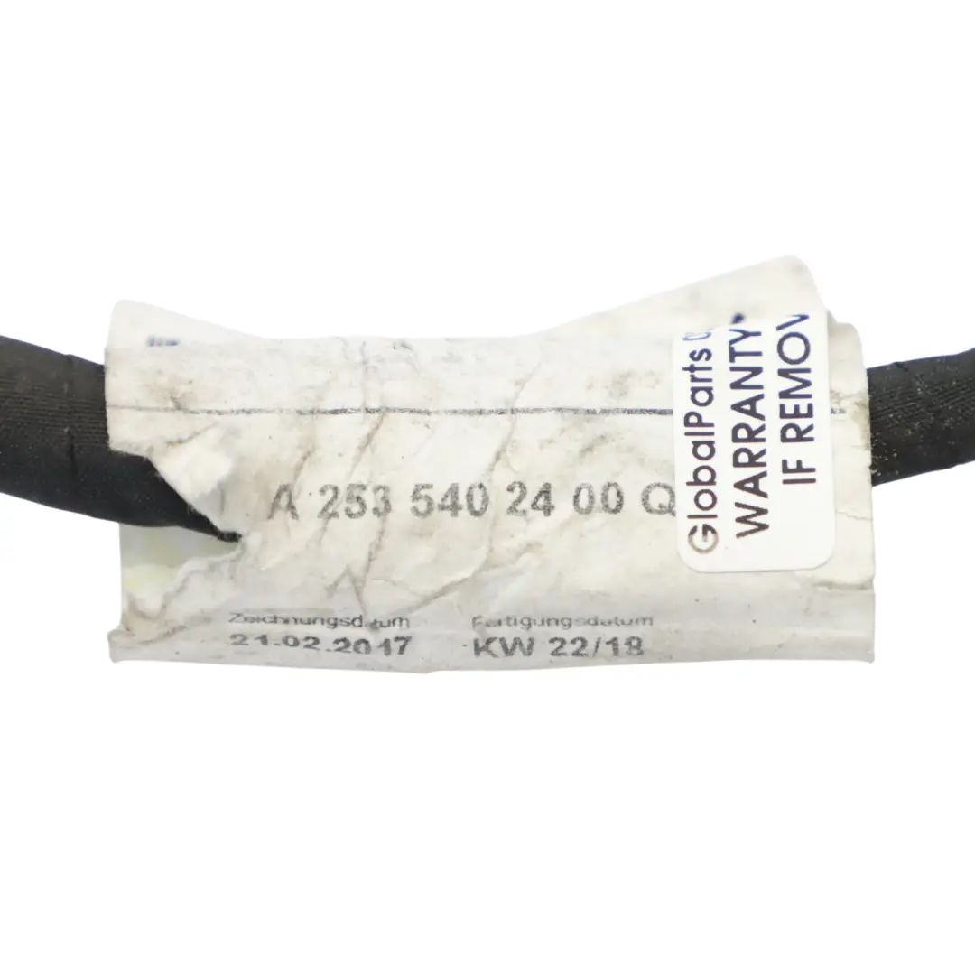 Mercedes X253 Front Bumper Parking Sensor Wiring Loom Cable Harness - SKU A2535402400 - Part number A2535402400