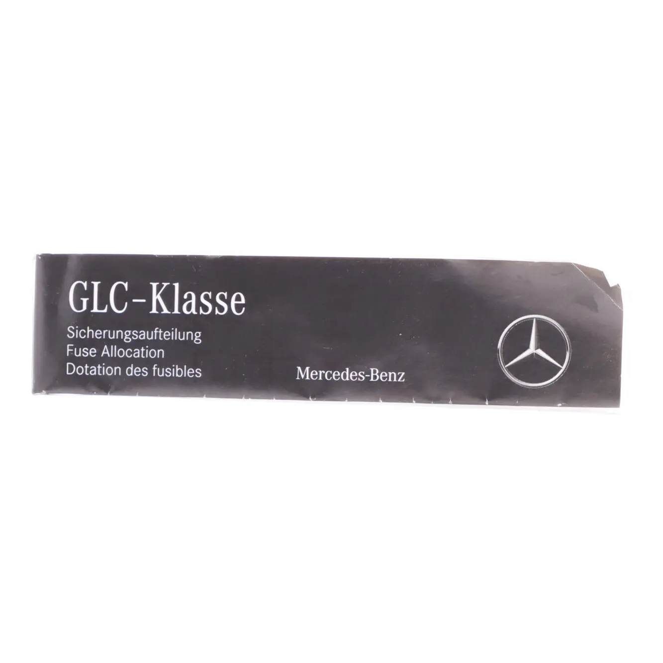 Mercedes C253 Fuse Box Grouping Fuse Placement Map Card Diagram A2535848913