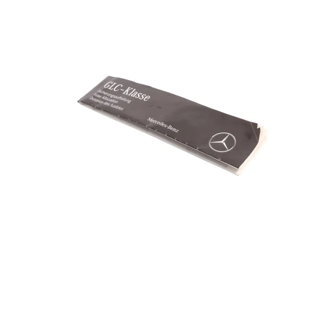 Mercedes C253 Fuse Box Grouping Fuse Placement Map Card Diagram - SKU A2535848913 - Part number A2535848913