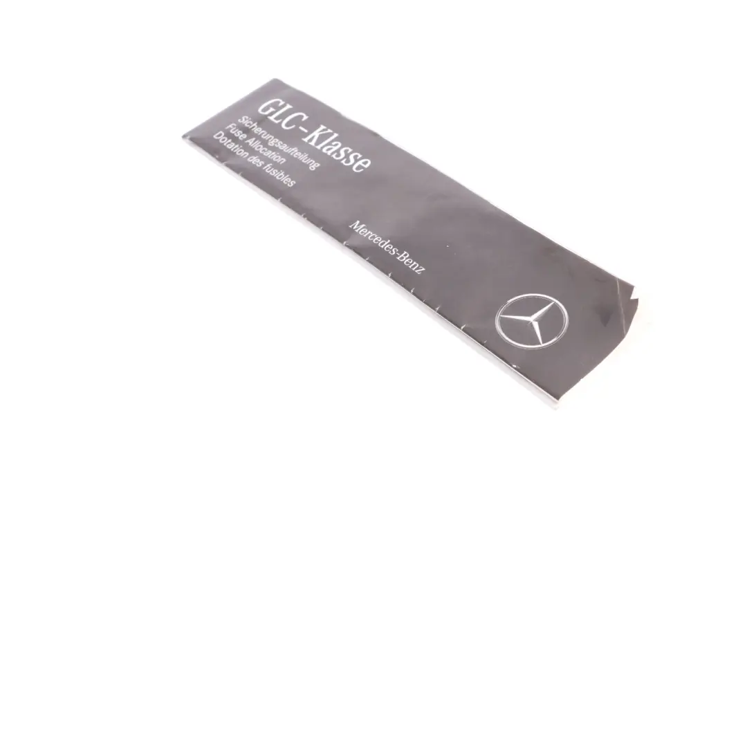 Fuse Box Grouping Fuse Placement Map Card Diagram to Mercedes C253 with Part number A2535848913 Mercedes C253 Fuse Box Grouping Fuse Placement Map Card Diagram - SKU A2535848913 - Part number A2535848913