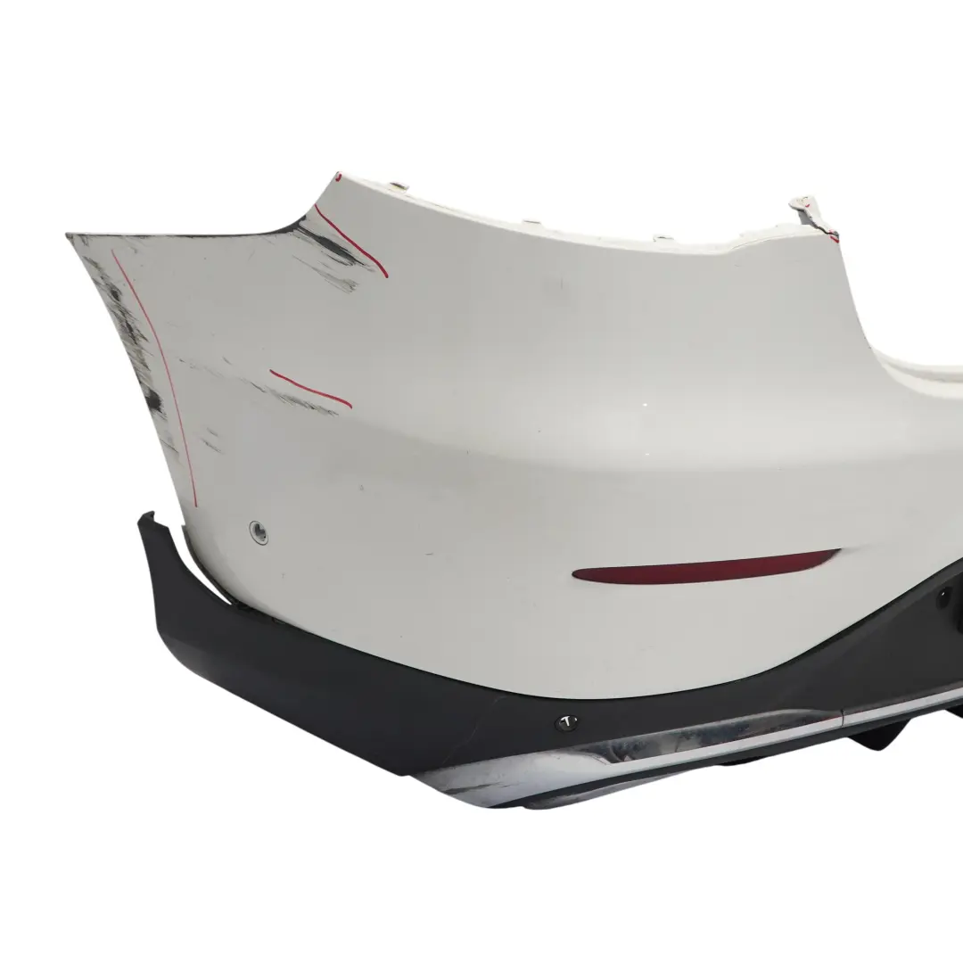 Mercedes C253 Rear Bumper Trim Panel AMG Covering Polar White - 149 - SKU A2538805703-POL - Part number A2538805703