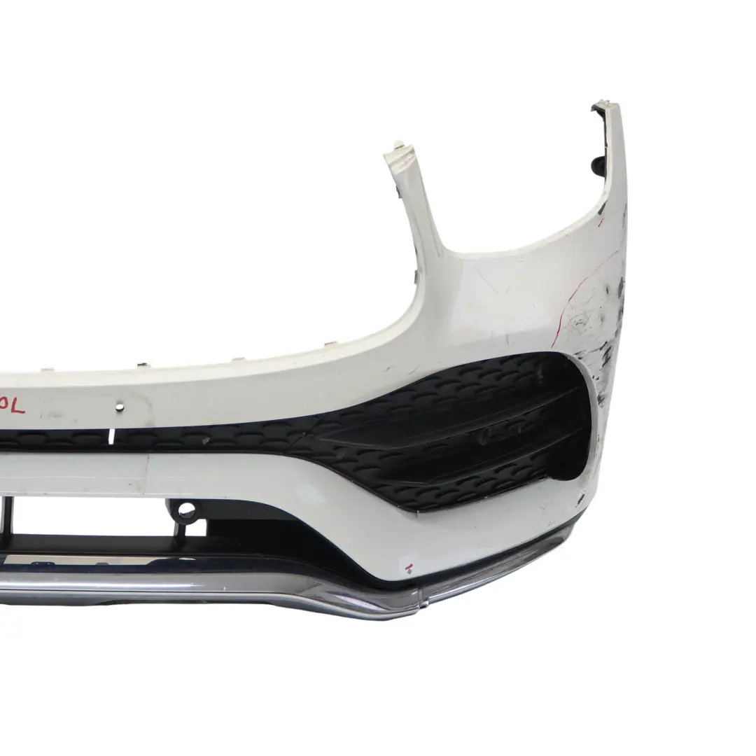 Front Bumper AMG Trim Panel Cover Polar White - 149 to Mercedes C253 X253 with Part number A2538855904 Mercedes C253 X253 Front Bumper AMG Trim Panel Cover Polar White - 149 - SKU A2538855904-POL - Part number A2538855904