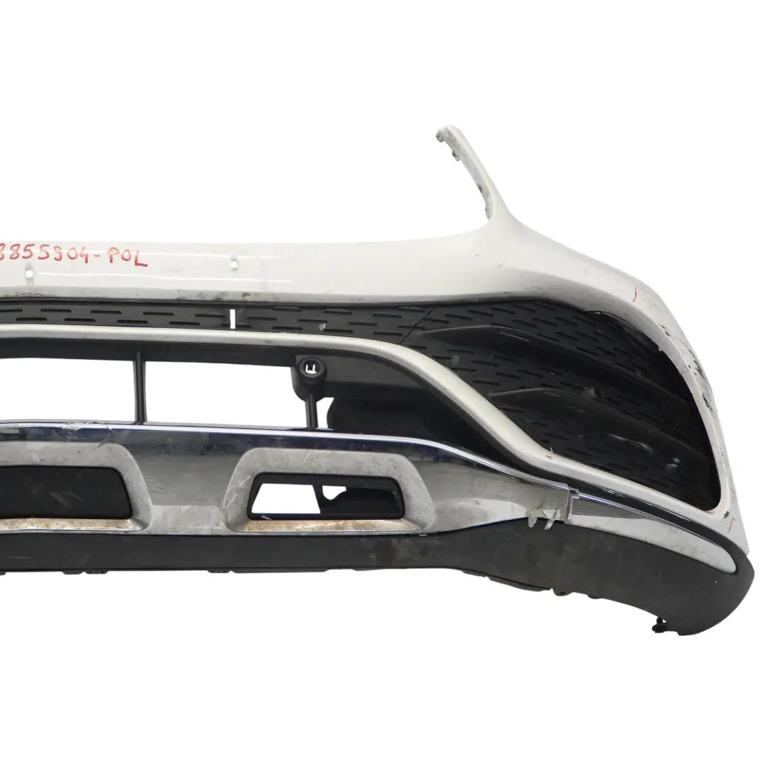 Front Bumper AMG Trim Panel Cover Polar White - 149 to Mercedes C253 X253 with Part number A2538855904 Mercedes C253 X253 Front Bumper AMG Trim Panel Cover Polar White - 149 - SKU A2538855904-POL - Part number A2538855904