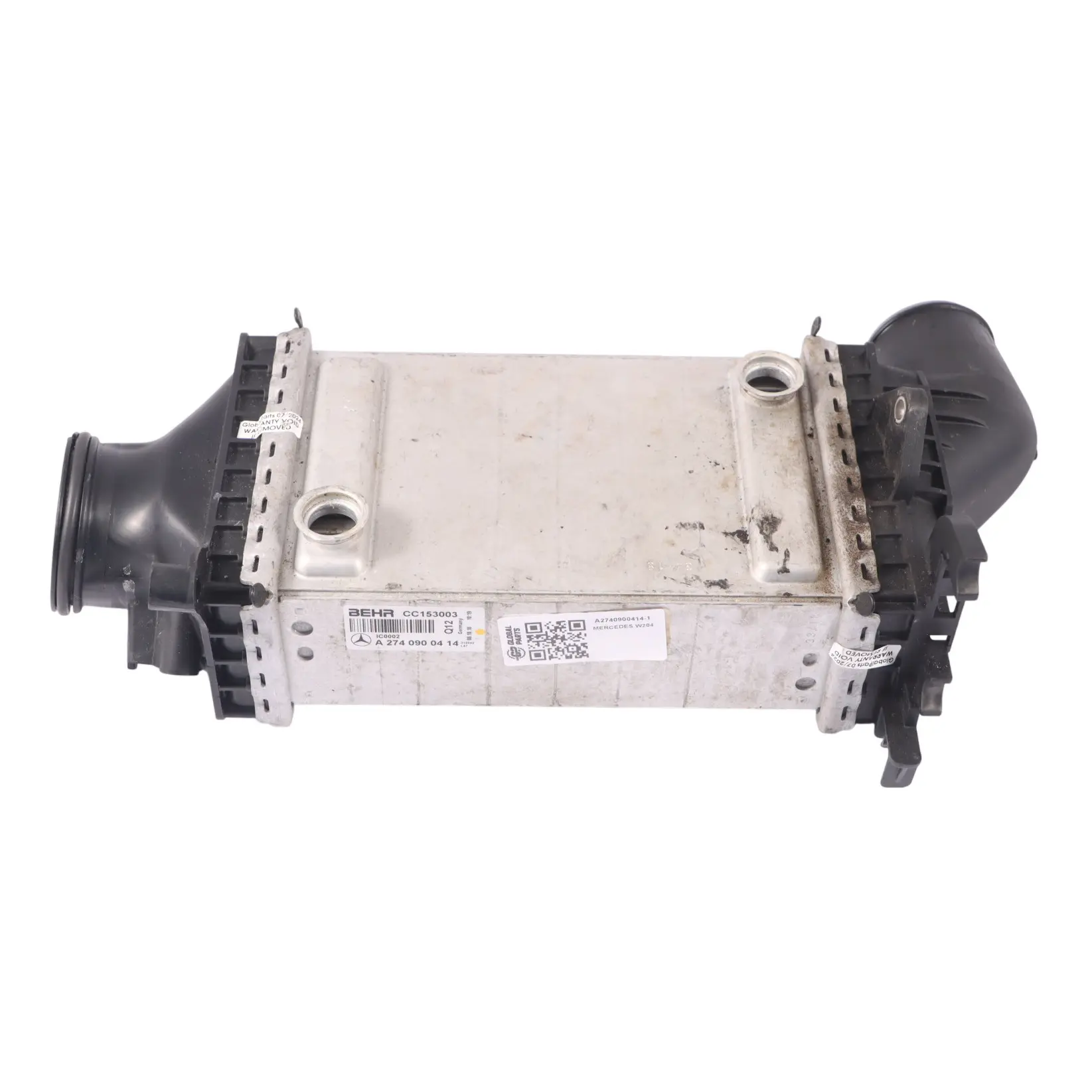 Mercedes W204 2.0 Intercooler essence Refroidisseur air charge A2740900414