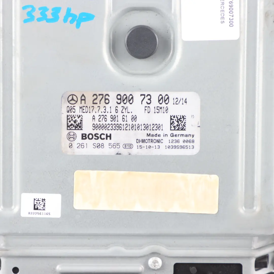 Mercedes SL400 R231 276.825 333HP Motore Unità Di Controllo ECU - SKU A2769007300 - Numero di parte A2769007300