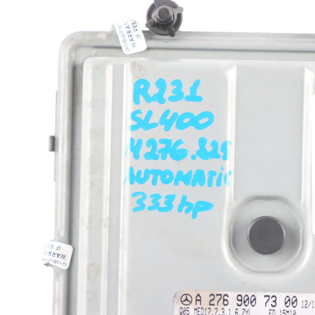 SL400 R231 276.825 333HP Engine Control Unit ECU Automatic to Mercedes with Part number A2769007300 Mercedes SL400 R231 276.825 333HP Engine Control Unit ECU Automatic - SKU A2769007300 - Part number A2769007300