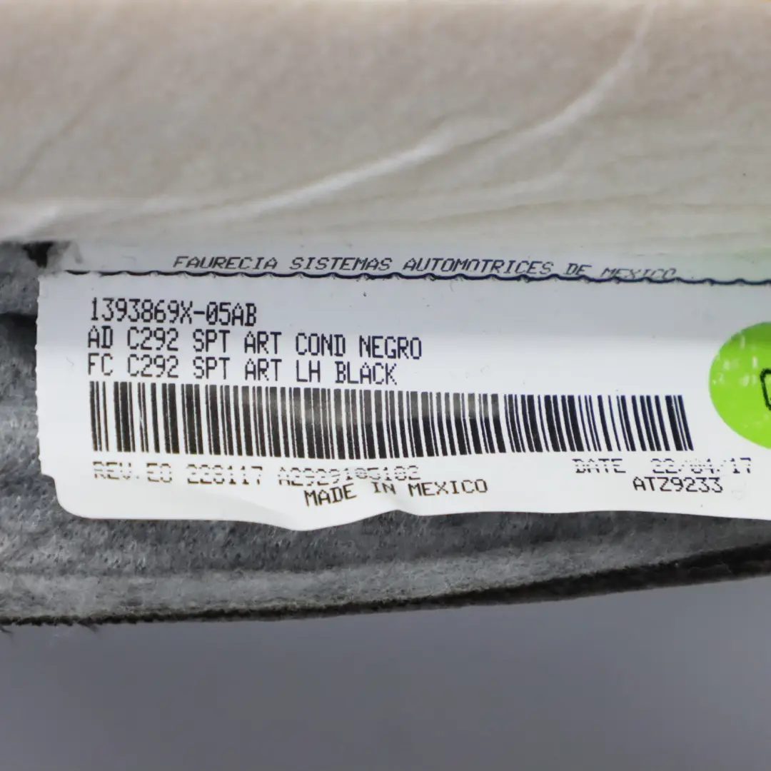 Coprisedile Mercedes W166 Riscaldato Fibbia Sedile Anteriore Destro Pelle Nera per con numero di parte A2929105102 Coprisedile Mercedes W166 Riscaldato Fibbia Sedile Anteriore Destro Pelle Nera - SKU A2929105102 - Numero di parte A2929105102