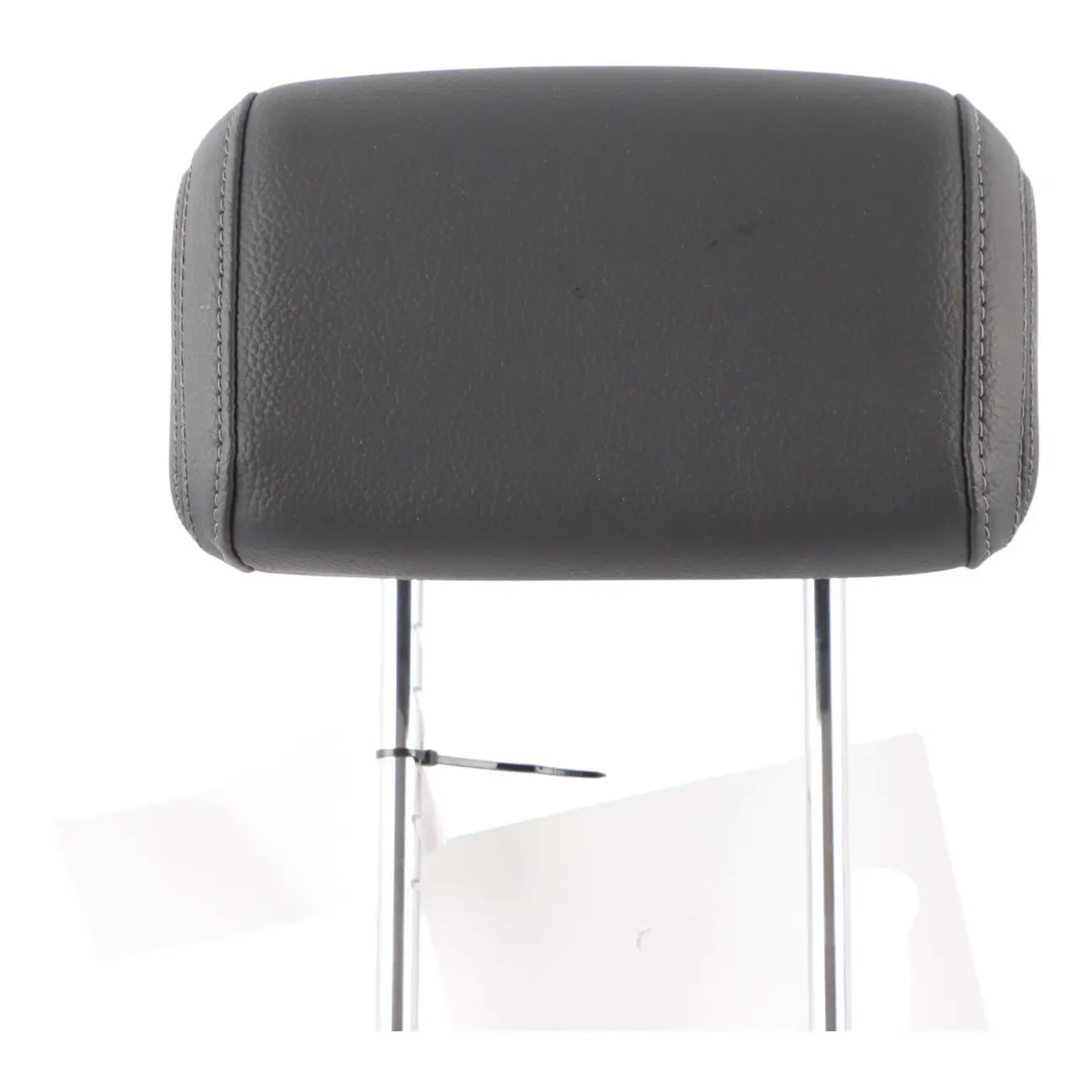 Mercedes W166 Rear Headrest Cover Imitation Leather Black Center