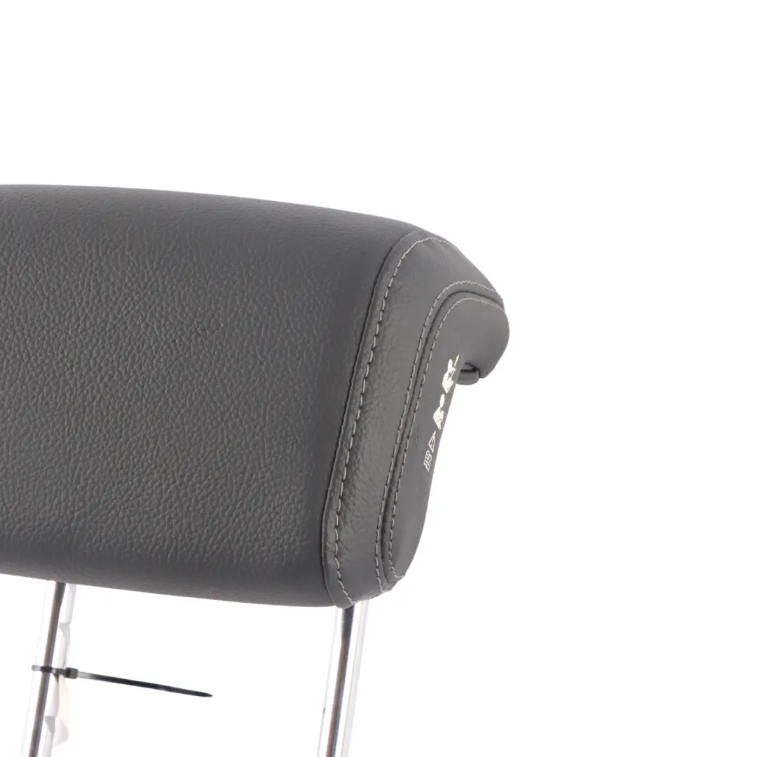 Mercedes W166 Rear Headrest Cover Imitation Leather Black Center - SKU A2929702550 - Part number A2929702550