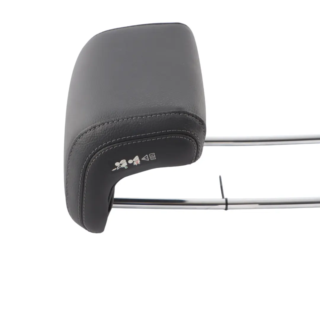 Headrest Cover Imitation Leather Black Center to Mercedes W166 Rear with Part number A2929702550 Mercedes W166 Rear Headrest Cover Imitation Leather Black Center - SKU A2929702550 - Part number A2929702550