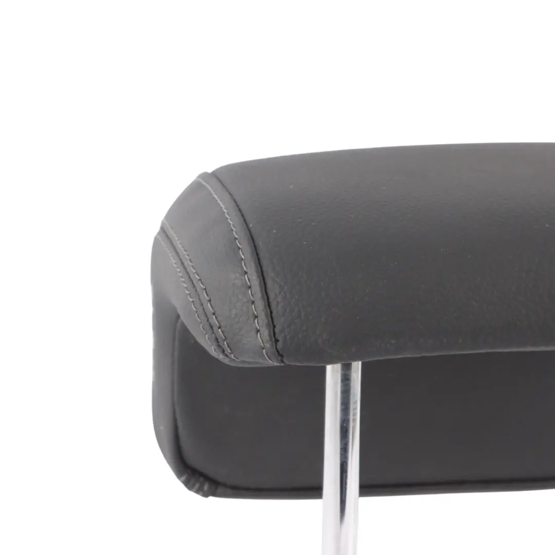 Mercedes W166 Rear Headrest Cover Imitation Leather Black Center - SKU A2929702550 - Part number A2929702550