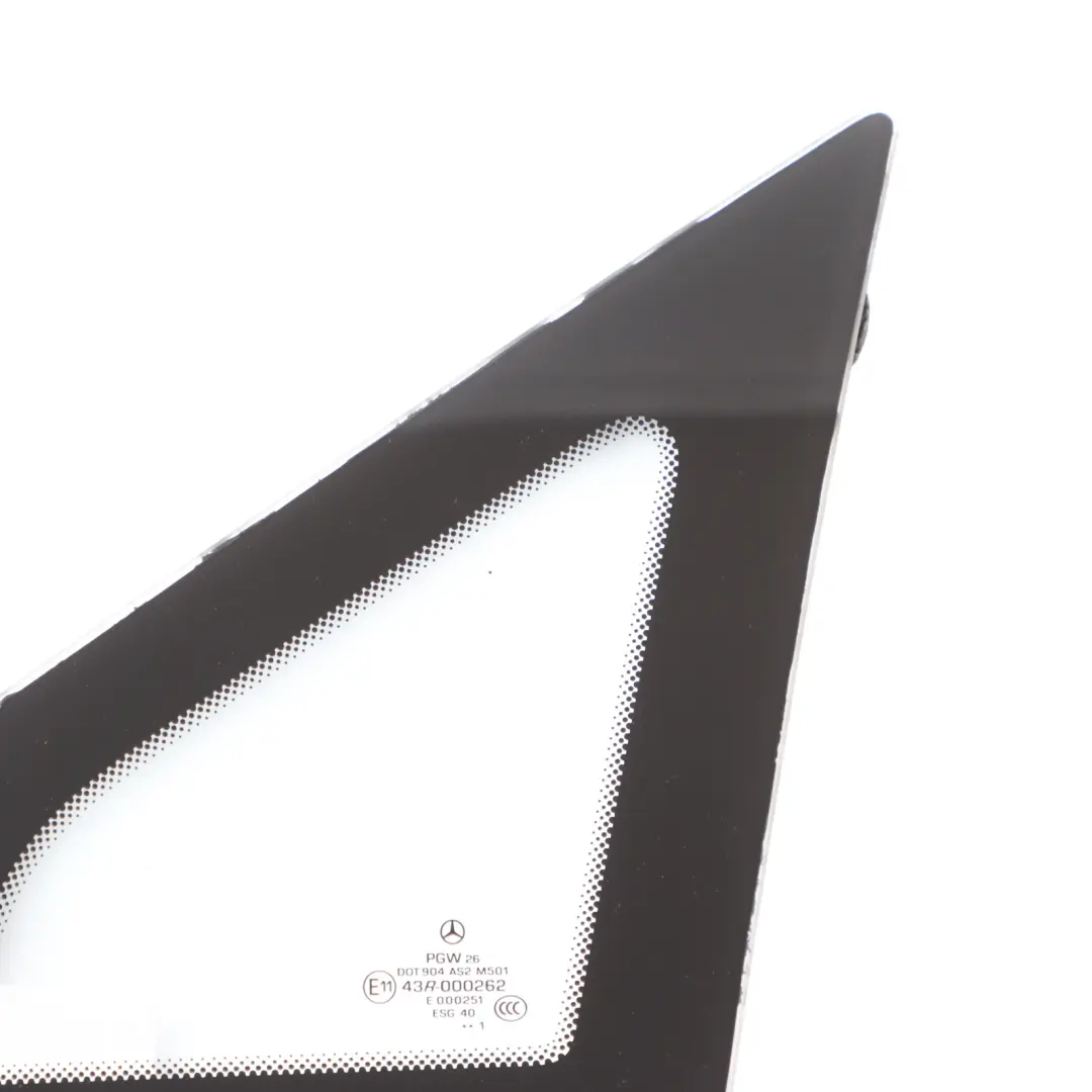 Mercedes W639 Front Side Window Left N/S Fixed Triangle Glass AS2 - SKU A6396736305-1 - Part number A6396736305