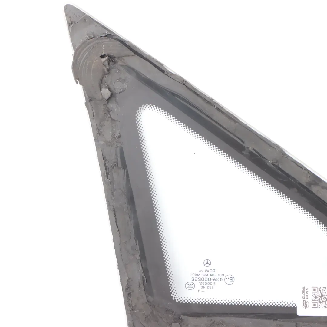 Mercedes W639 Front Side Window Left N/S Fixed Triangle Glass AS2 - SKU A6396736305-1 - Part number A6396736305