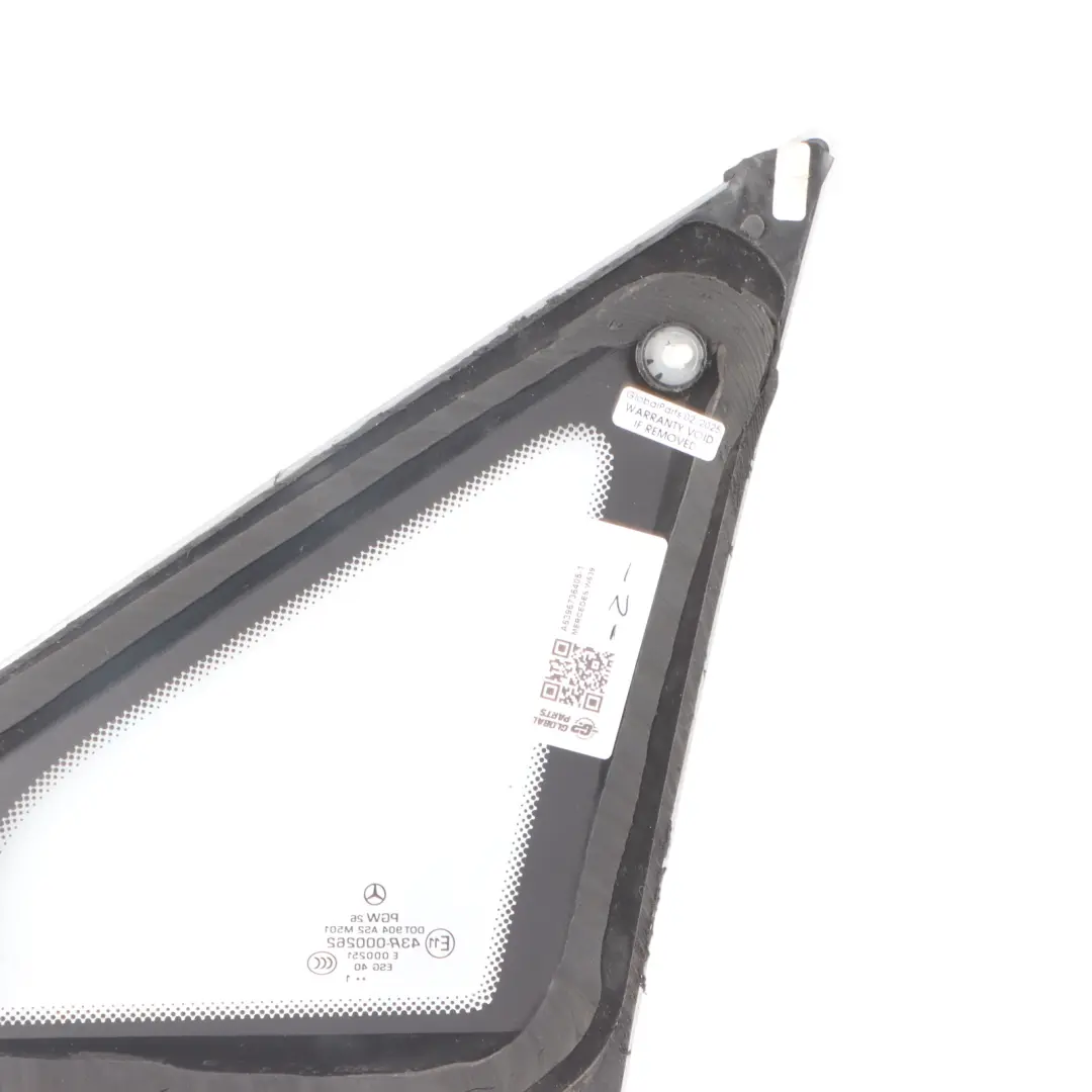 Festverglasung Seitenscheibe Vorne Rechts AS2 für Mercedes W639 Glas mit Teilenummer A6396736405 Mercedes W639 Glas Festverglasung Seitenscheibe Vorne Rechts AS2 - SKU A6396736405-1 - Teilenummer A6396736405