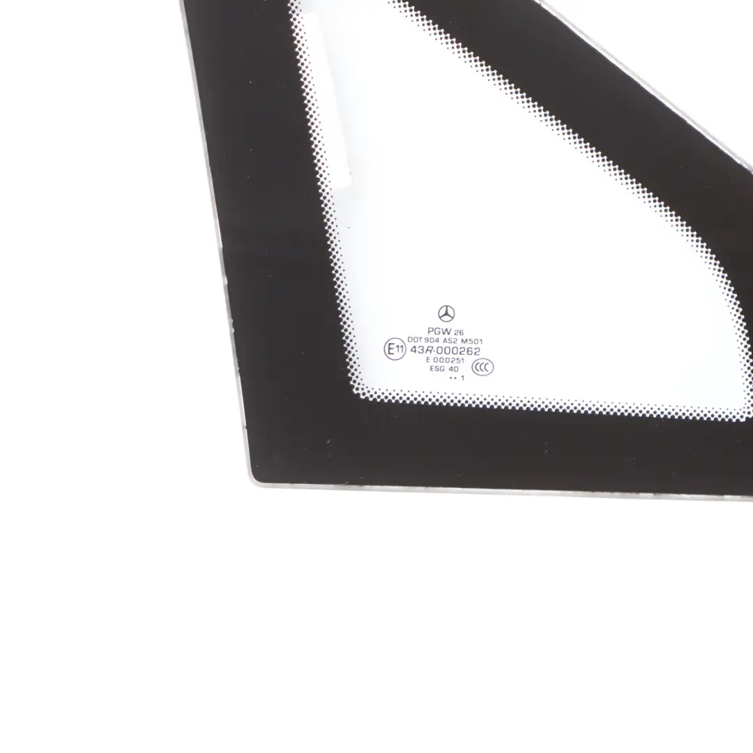 Mercedes W639 Front Glass Fixed Side Panel Window Right O/S AS2 - SKU A6396736405-1 - Part number A6396736405