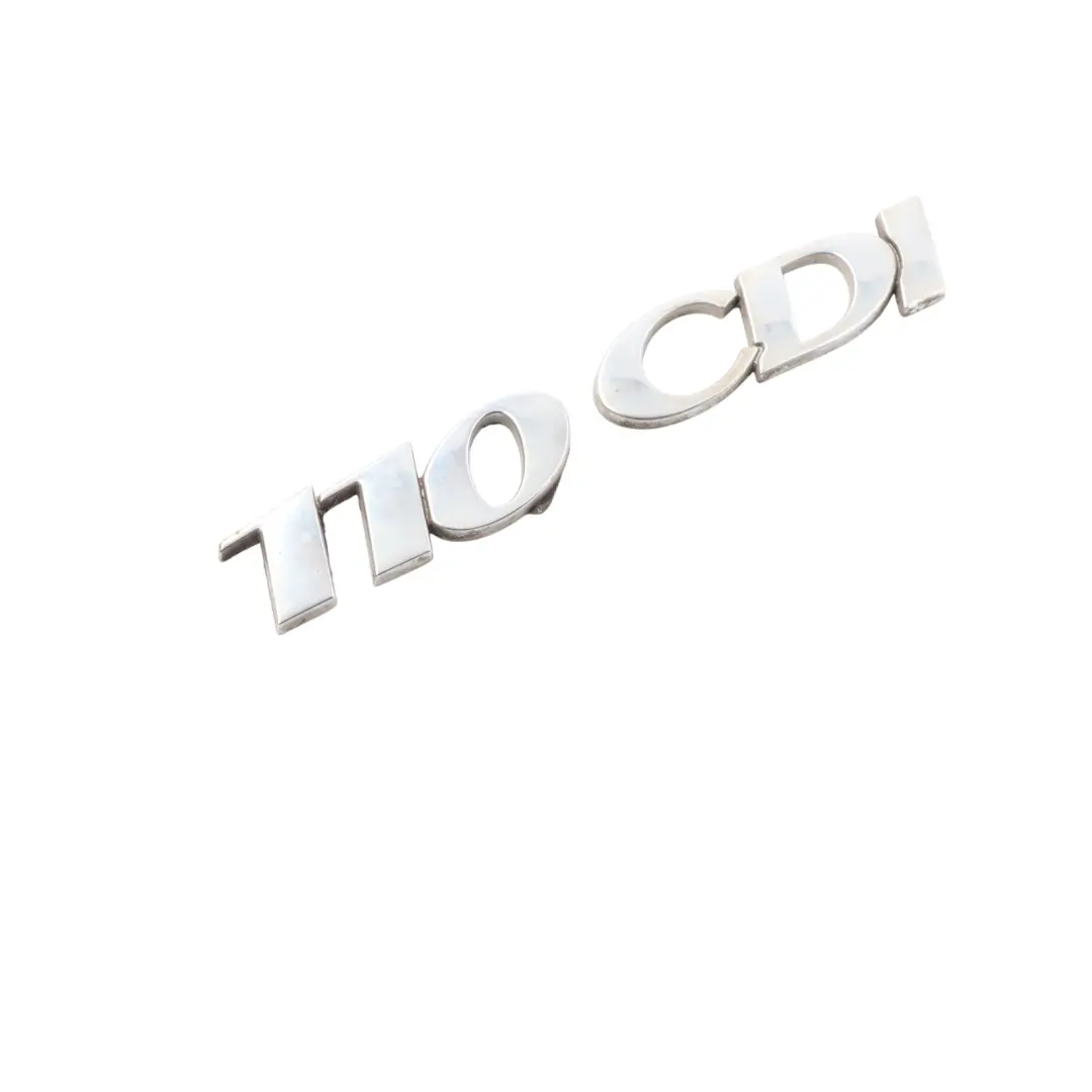 Boot Trunk Tailgate Adhered Emblem Lettering 110 CDI to Mercedes Vito W639 Rear with Part number A6398173714 Mercedes Vito W639 Rear Boot Trunk Tailgate Adhered Emblem Lettering 110 CDI - SKU A6398173714 - Part number A6398173714