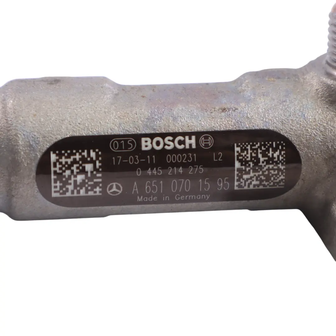 Mercedes W204 W212 W246 OM651 Diesel Rampe Injection Carburant - SKU A6510701595-1 - Numéro de pièce A6510701595