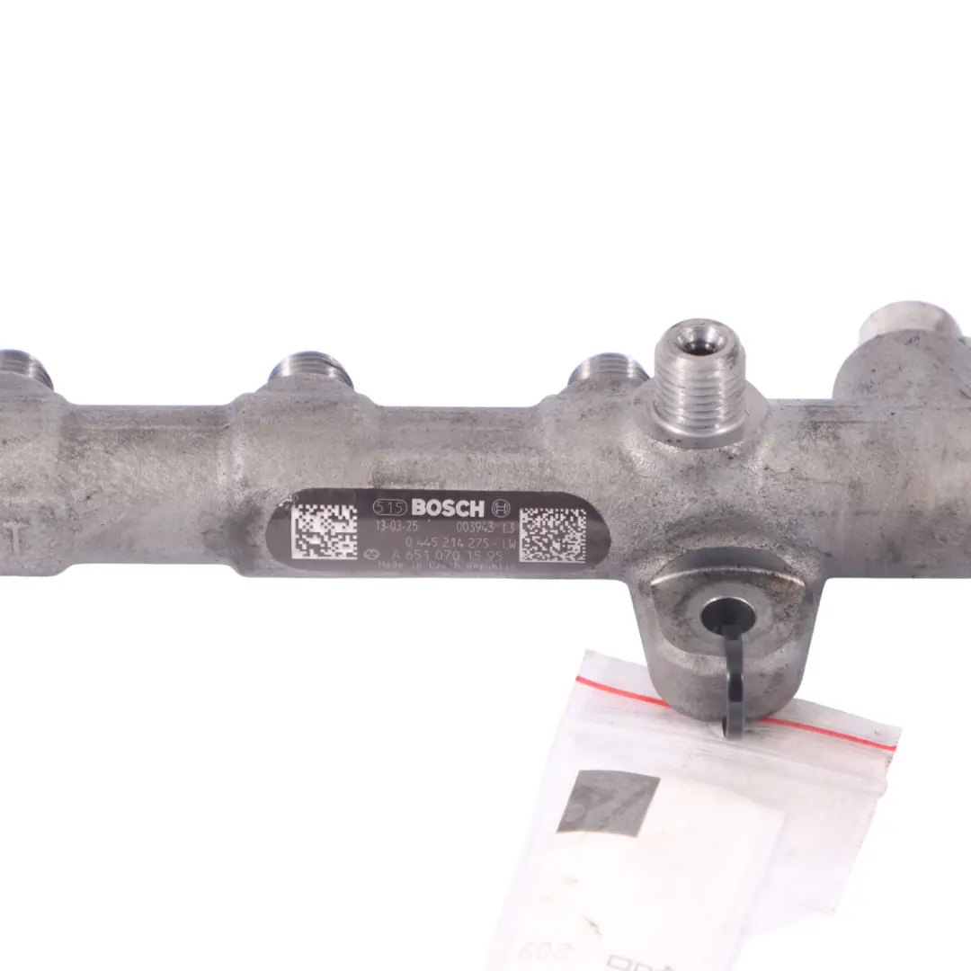 OM651 diesel Rail inyección combustible para Mercedes W176 W204 W212 W246 con número de pieza A6510701595 Mercedes W176 W204 W212 W246 OM651 diesel Rail inyección combustible - SKU A6510701595 - Número de pieza A6510701595