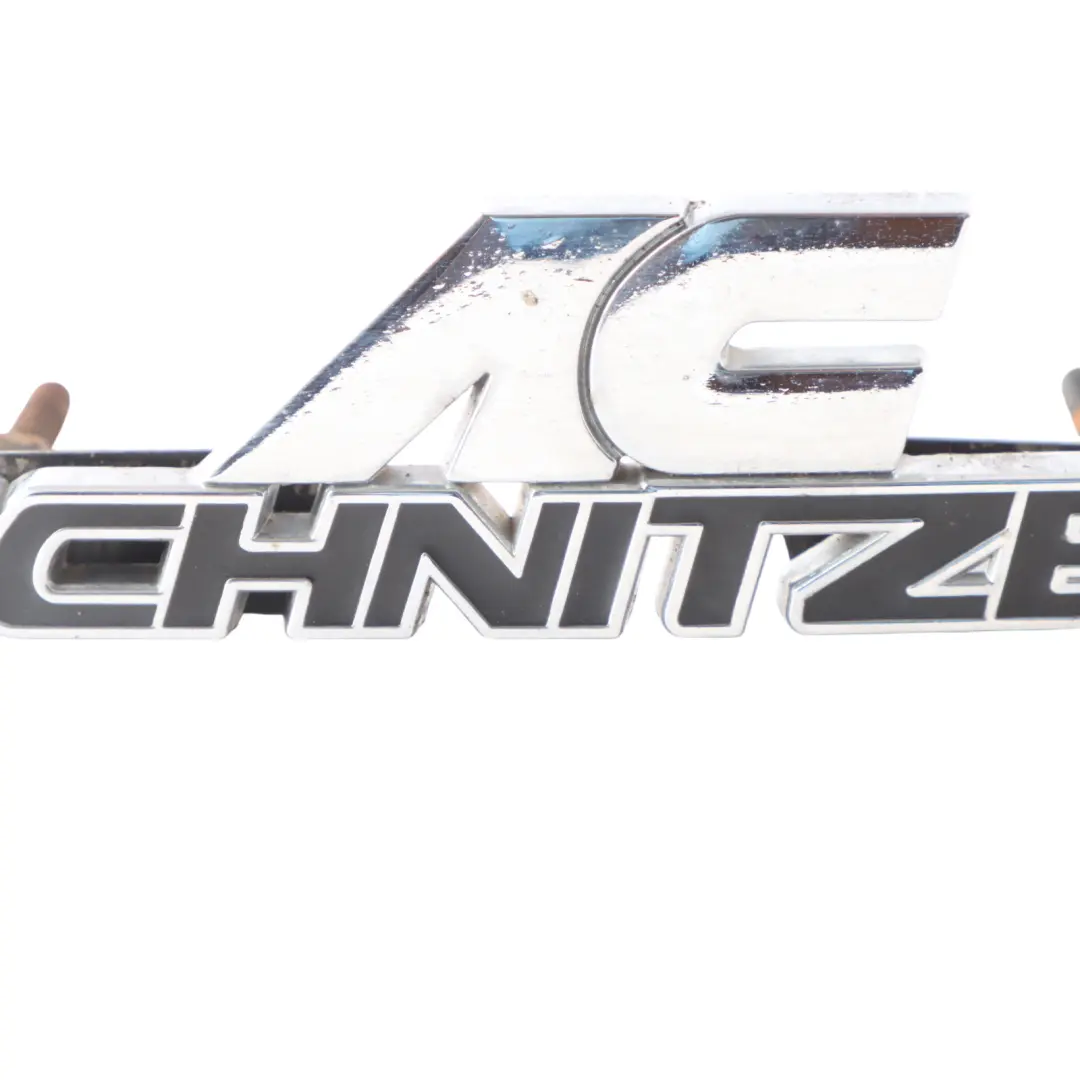 BMW E60 AC Schnitzer Badge Emblem Lettering Decal Chrome - SKU AC-SCHNITZER - Part number AC-SCHNITZER