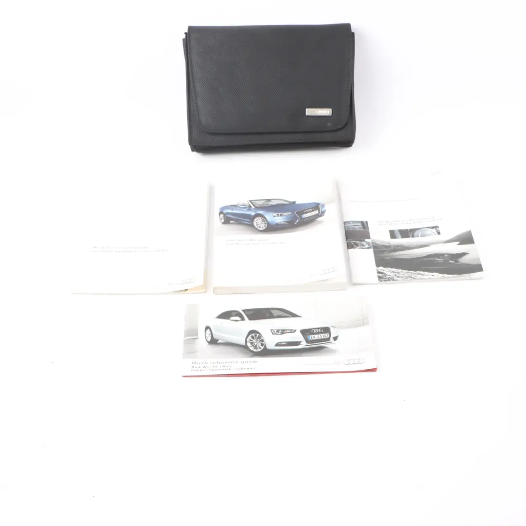 Audi Service Booklet Book Set Pouch Case Wallet - SKU AUDIORGANIZERBOOK-1 - Part number AUDIORGANIZERBOOK