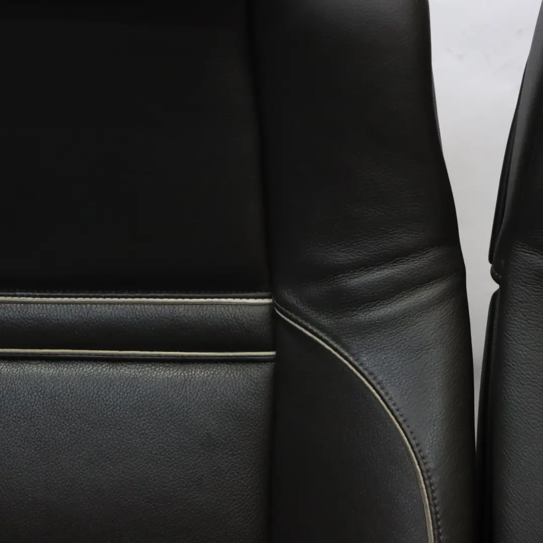 BMW X6 E71 Comfort Asientos Izquierda Derecha Memoria Calefactables Cuero Negro - SKU E71-HEATED-COMFORT-LEATHER-INDIVIDUAL-SEATS - Número de pieza E71-HEATED-COMFORT-LEATHER-INDIVIDUAL