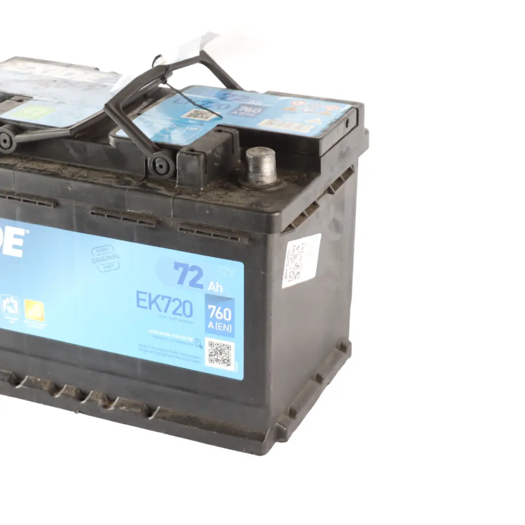 Exide Car Battery AGM EK720 72Ah 760A Accumulator to with Part number EXIDE-AGM-72AH Exide Car Battery AGM EK720 72Ah 760A Accumulator - SKU EXIDE-AGM-72AH - Part number EXIDE-AGM-72AH