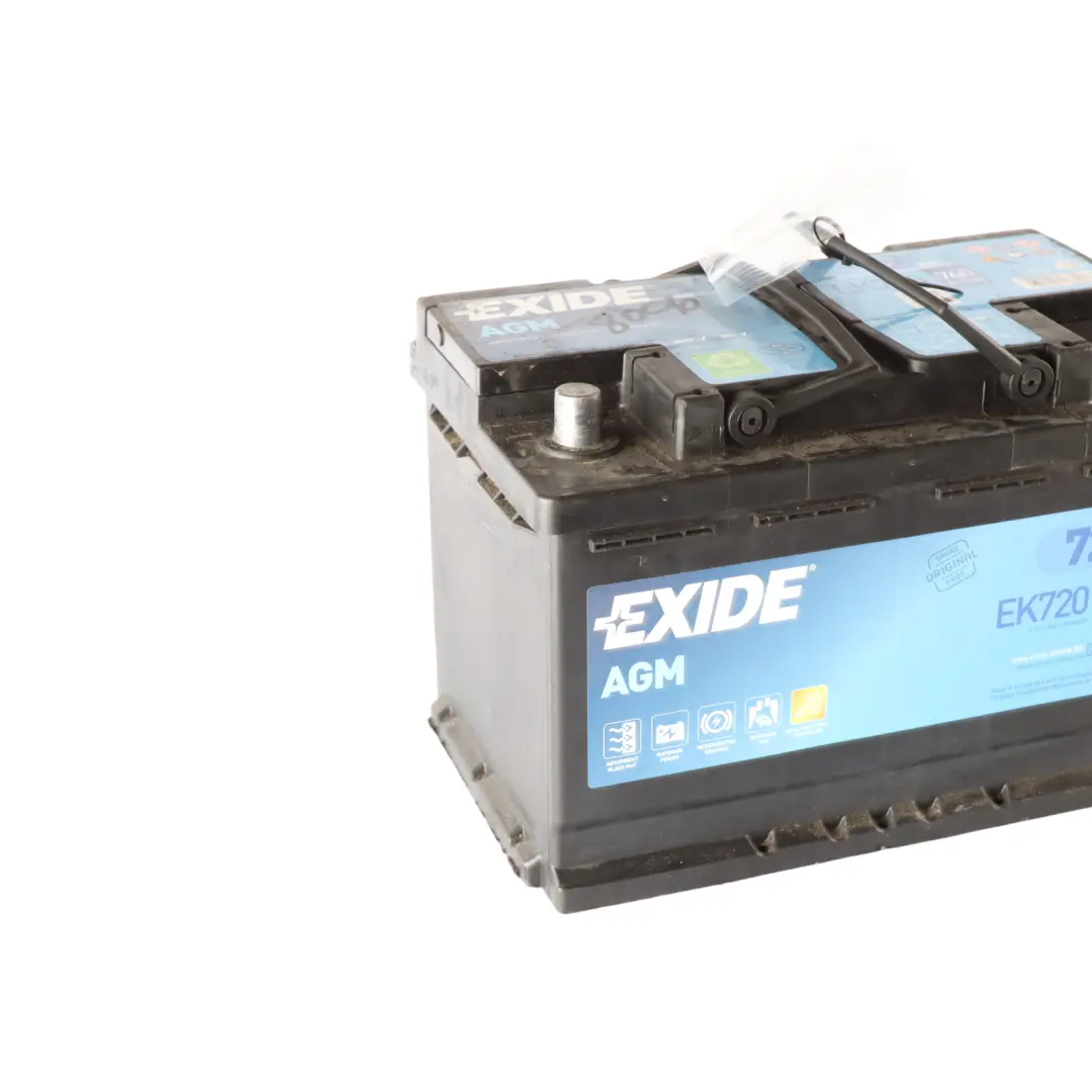 Exide Car Battery AGM EK720 72Ah 760A Accumulator to with Part number EXIDE-AGM-72AH Exide Car Battery AGM EK720 72Ah 760A Accumulator - SKU EXIDE-AGM-72AH - Part number EXIDE-AGM-72AH