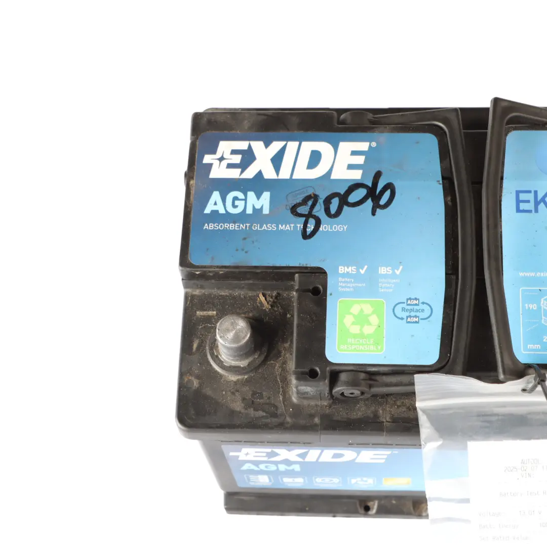 Exide Car Battery AGM EK720 72Ah 760A Accumulator to with Part number EXIDE-AGM-72AH Exide Car Battery AGM EK720 72Ah 760A Accumulator - SKU EXIDE-AGM-72AH - Part number EXIDE-AGM-72AH