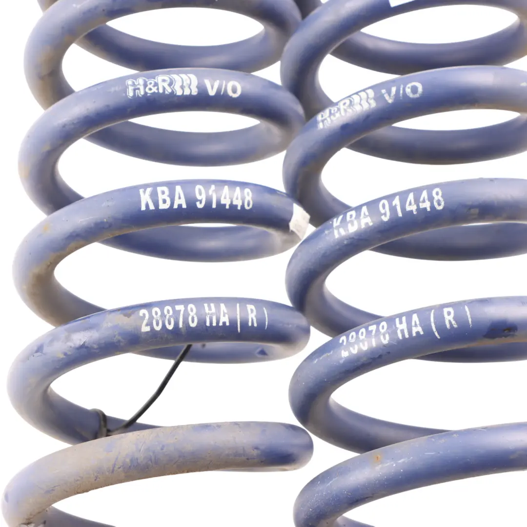 Coil Spring Set BMW F30 F34 F36 Sport H&R Rear Spring Strut Coilovers to with Part number KBA91448 Coil Spring Set BMW F30 F34 F36 Sport H&R Rear Spring Strut Coilovers - SKU KBA91448 - Part number KBA91448