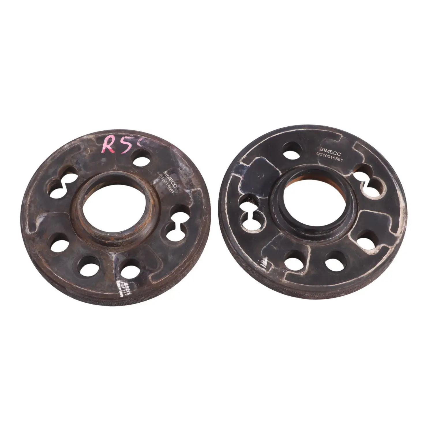 Bimecc Alloy Wheel Spacers Hubcentric Shims Mini R56 5x100 56.1mm 15mm Pair
