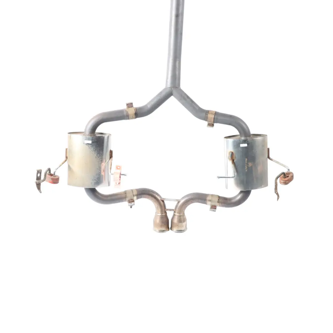 Mini R53 Malian Rear Exhaust System Cooper S W11 Muffler Double Pipe Chrome - SKU R53-EXHAUST-MALIAN - Part number R53-EXHAUST-MALIAN