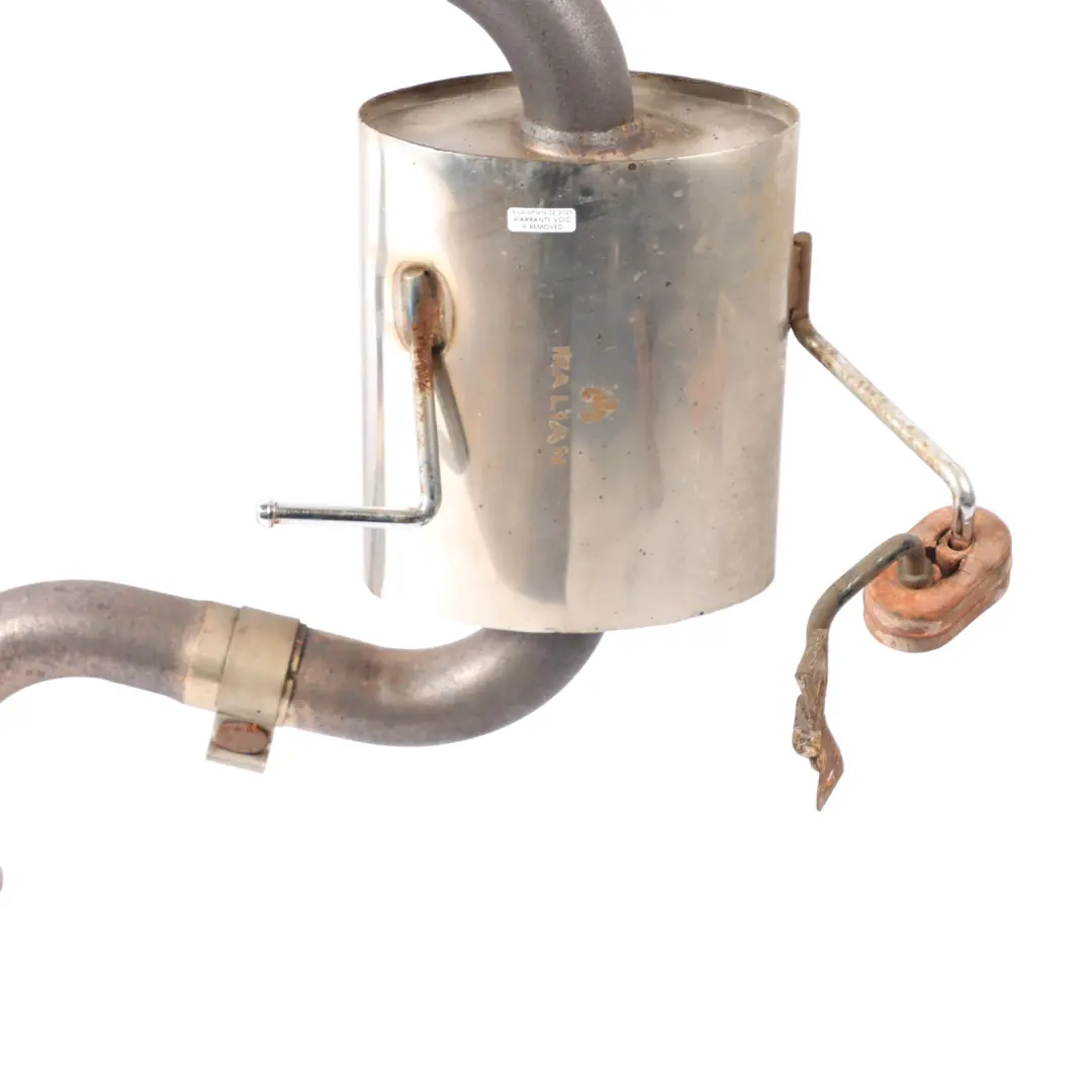 Malian Rear Exhaust System Cooper S W11 Muffler Double Pipe Chrome to Mini R53 with Part number R53-EXHAUST-MALIAN Mini R53 Malian Rear Exhaust System Cooper S W11 Muffler Double Pipe Chrome - SKU R53-EXHAUST-MALIAN - Part number R53-EXHAUST-MALIAN