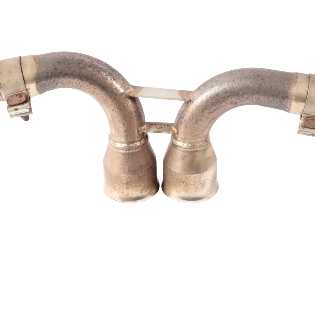 Mini R53 Malian Rear Exhaust System Cooper S W11 Muffler Double Pipe Chrome - SKU R53-EXHAUST-MALIAN - Part number R53-EXHAUST-MALIAN
