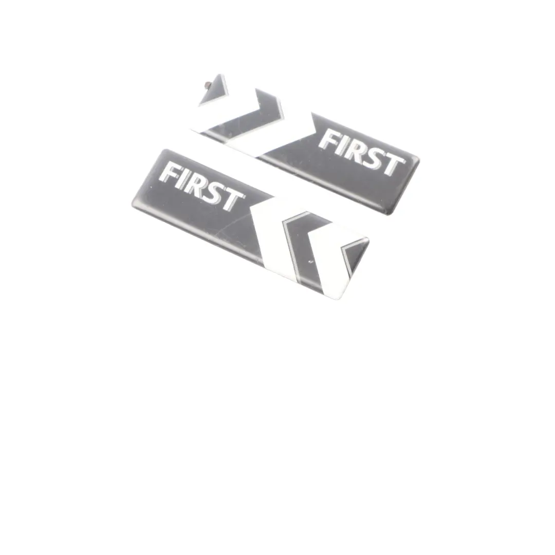 Mini One LCI First Sticker Rear Window Badges Emblems Decals Plates Set - SKU R56-FIRST - Part number R56