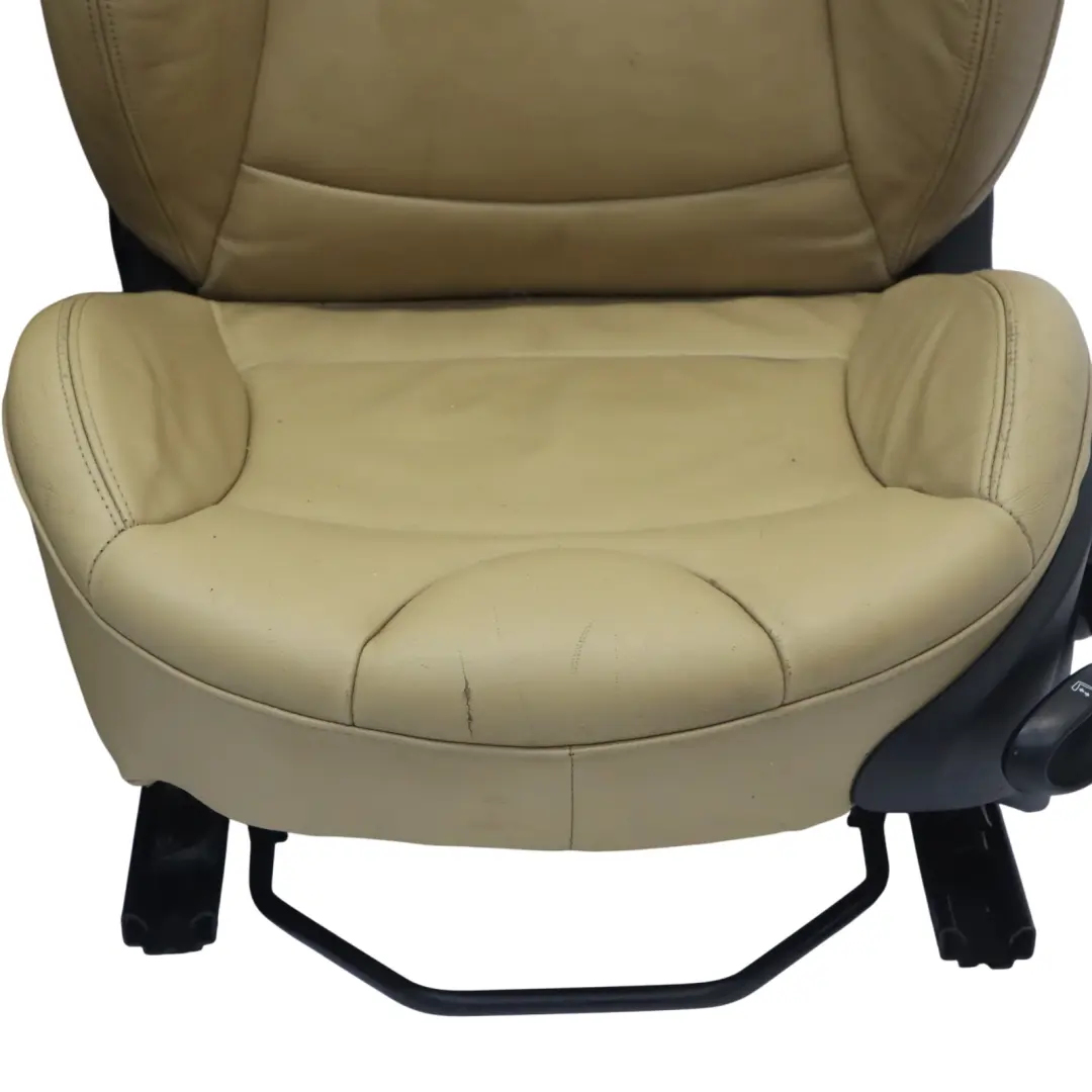 Mini Cooper Sport Siege interieur en cuir beige avant et arriere - SKU R56-SPORTS-FULL-LEATHER-BEIGE-SEATS - Numéro de pièce R56