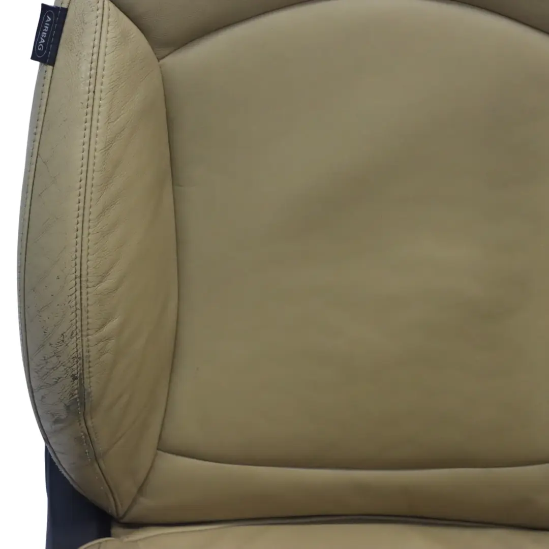 Mini Cooper Sport Sitze Vorne Hinten Sitz Vollleder Leder Beige Sportsitze - SKU R56-SPORTS-FULL-LEATHER-BEIGE-SEATS - Teilenummer R56