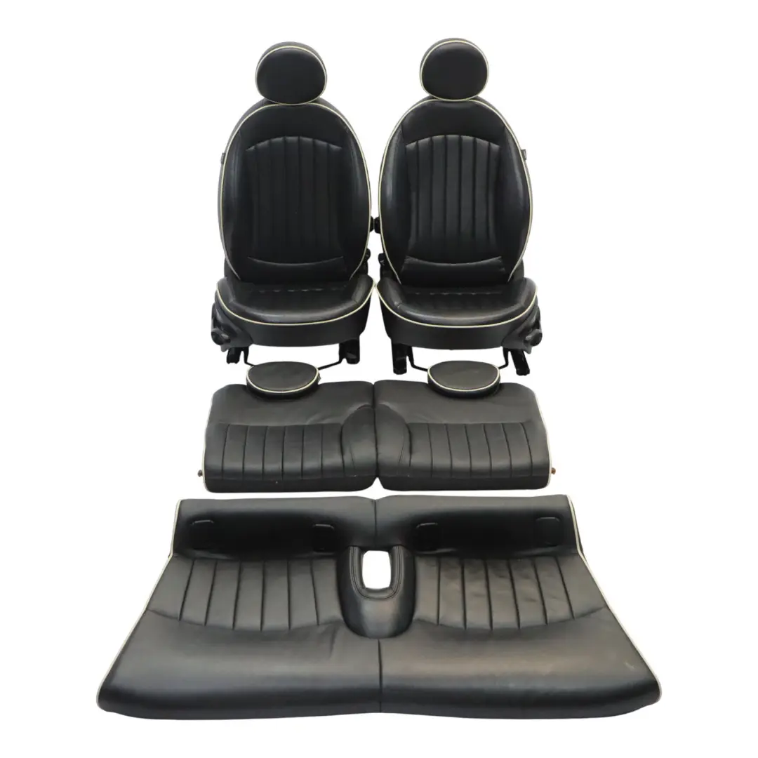  Asientos Mini R57 Convertible Calefactable Sport Lounge Negro Juego Asientos - SKU R57-Seats-Sport-Black-Leather-Lounge-(T9E1) - Número de pieza R57 Seats Sport Black Leather Lounge (T9E1)