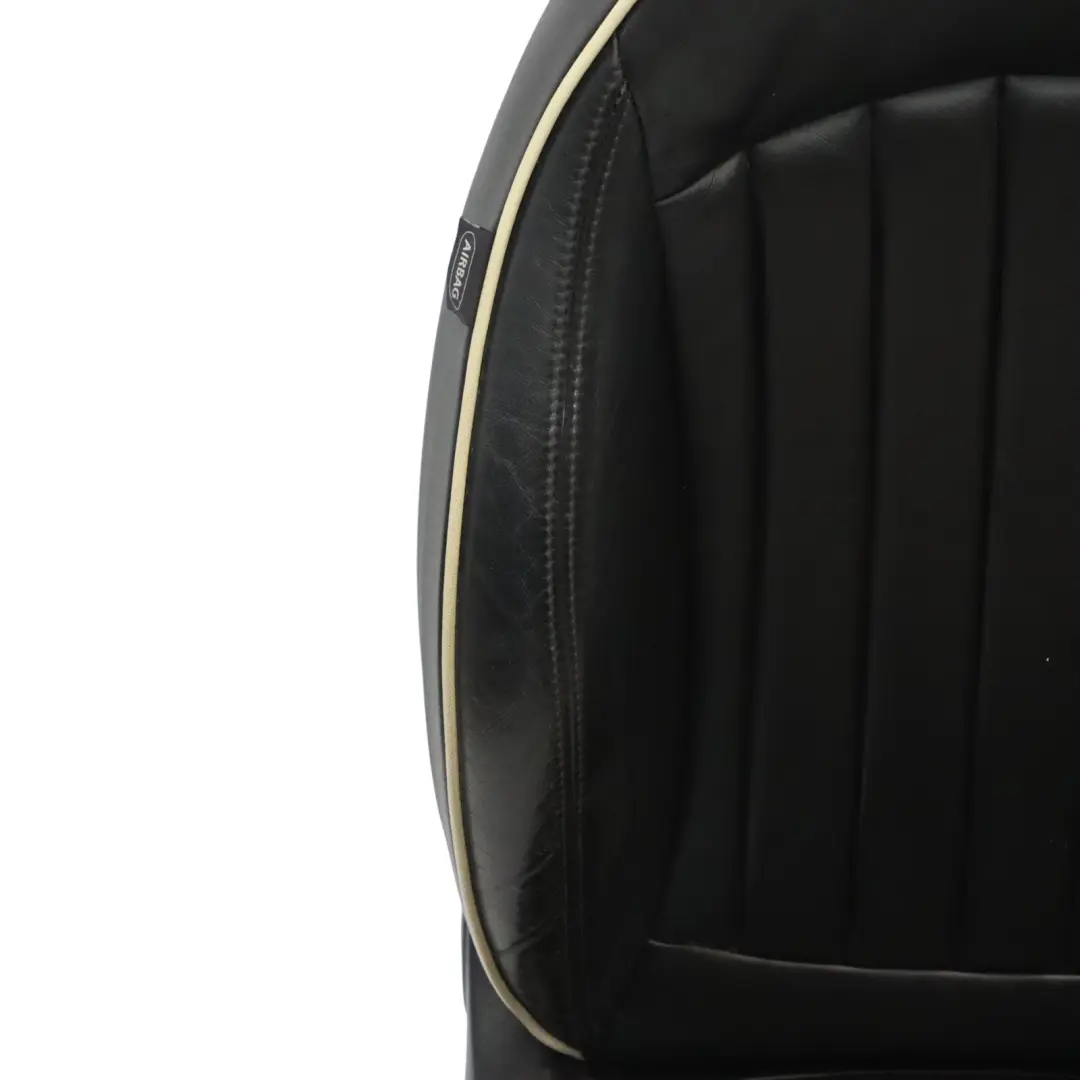 Leather Seats Mini Cooper One R57 Heated Convertible Sport Lounge Black Seat Set to with Part number R57 Seats Sport Black Leather Lounge (T9E1) Leather Seats Mini Cooper One R57 Heated Convertible Sport Lounge Black Seat Set - SKU R57-Seats-Sport-Black-Leather-Lounge-(T9E1) - Part number R57 Seats Sport Black Leather Lounge (T9E1)