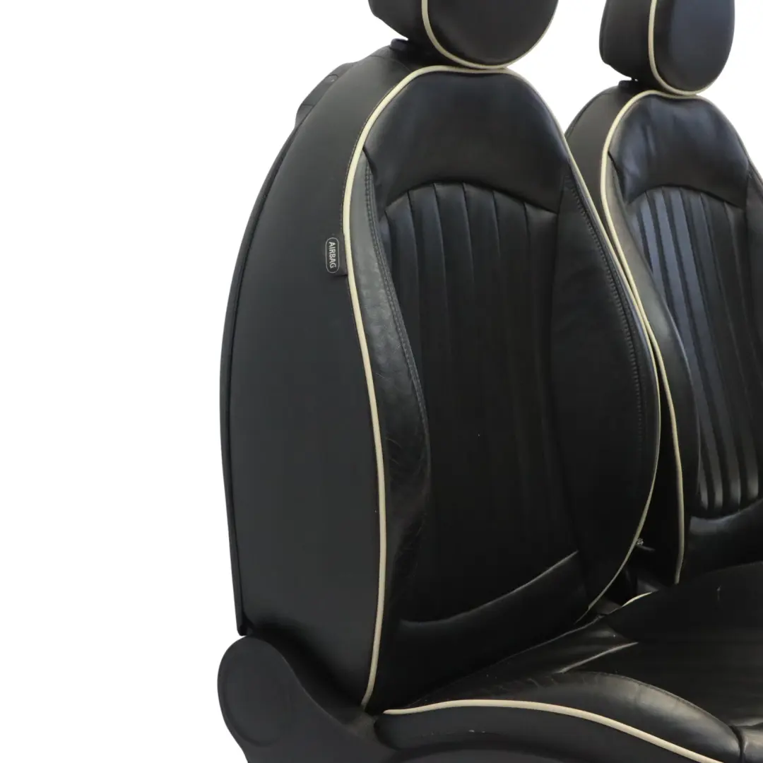 Mini R57 Cabrio Fotele Komplet Sport Skóra Czarna - SKU R57-Seats-Sport-Black-Leather-Lounge-(T9E1) - Numer Części R57 Seats Sport Black Leather Lounge (T9E1)