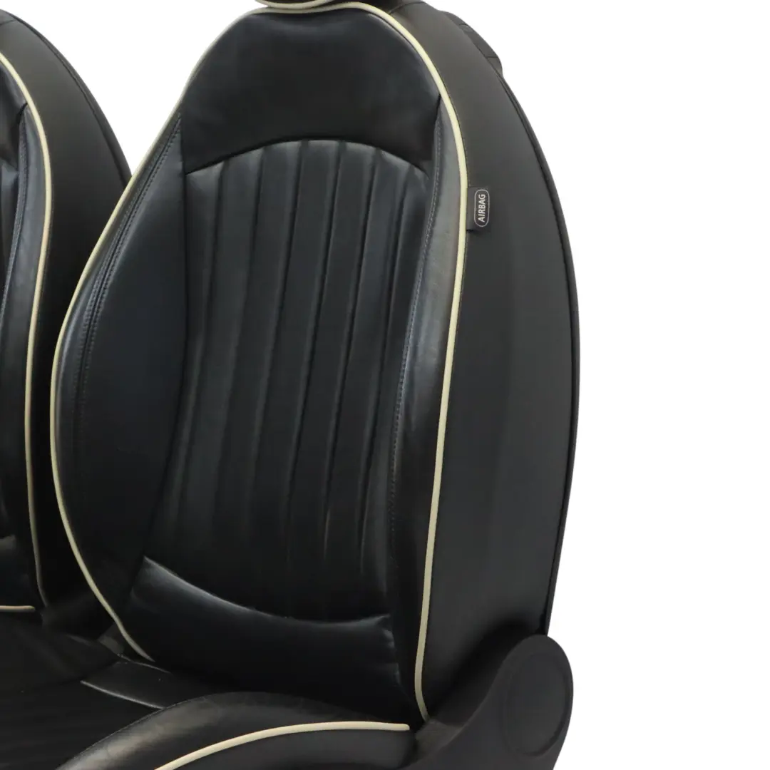 Leather Seats Mini Cooper One R57 Heated Convertible Sport Lounge Black Seat Set to with Part number R57 Seats Sport Black Leather Lounge (T9E1) Leather Seats Mini Cooper One R57 Heated Convertible Sport Lounge Black Seat Set - SKU R57-Seats-Sport-Black-Leather-Lounge-(T9E1) - Part number R57 Seats Sport Black Leather Lounge (T9E1)