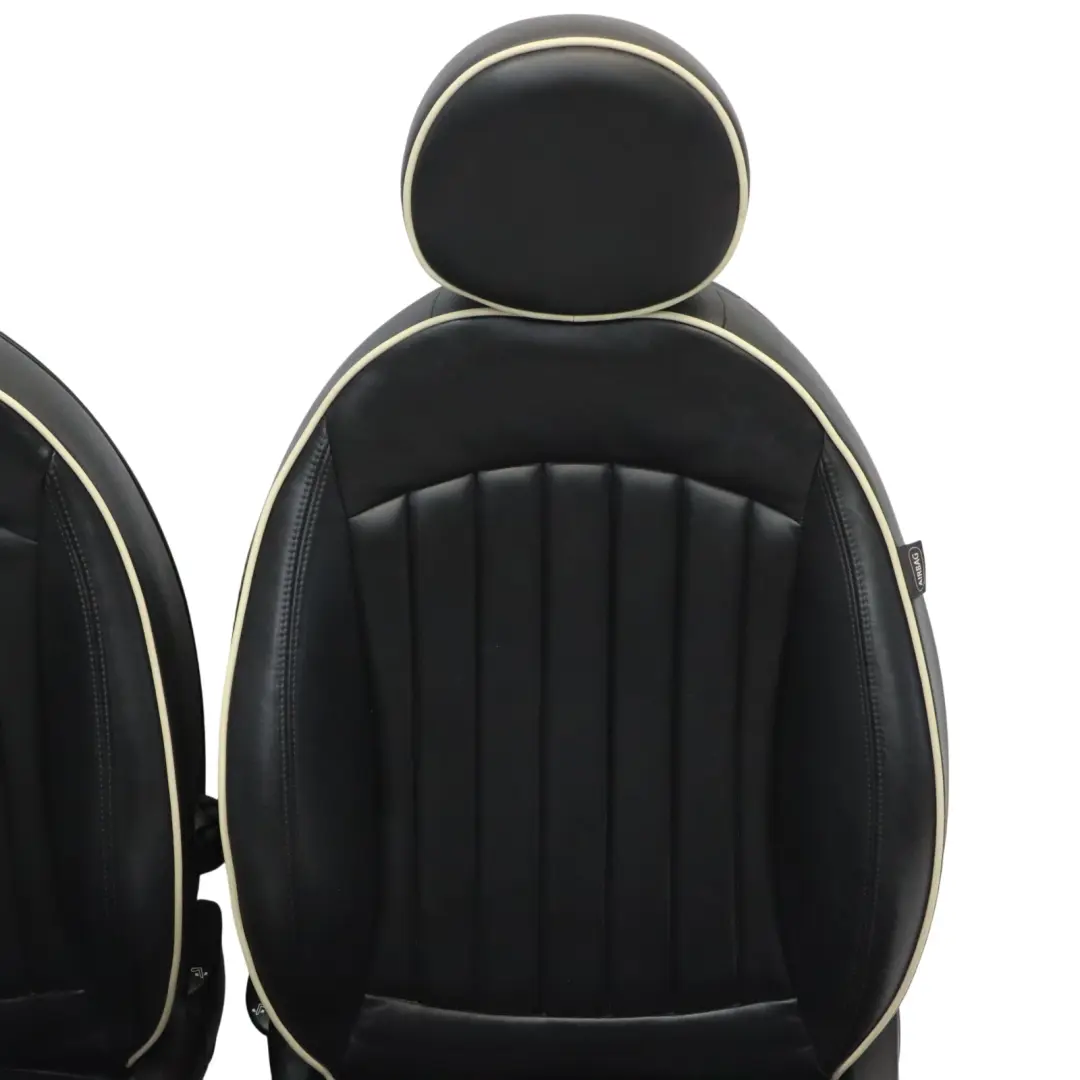  Ledersitze Mini Cooper One R57 Beheiztes Cabrio Sport Lounge Schwarz Sitzsatz - SKU R57-Seats-Sport-Black-Leather-Lounge-(T9E1) - Teilenummer R57 Seats Sport Black Leather Lounge (T9E1)