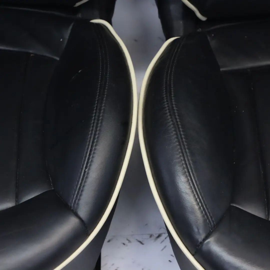  Sièges cuir Mini Cooper One R57 Chauffants Convertible Sport Lounge Noir Set - SKU R57-Seats-Sport-Black-Leather-Lounge-(T9E1) - Numéro de pièce R57 Seats Sport Black Leather Lounge (T9E1)