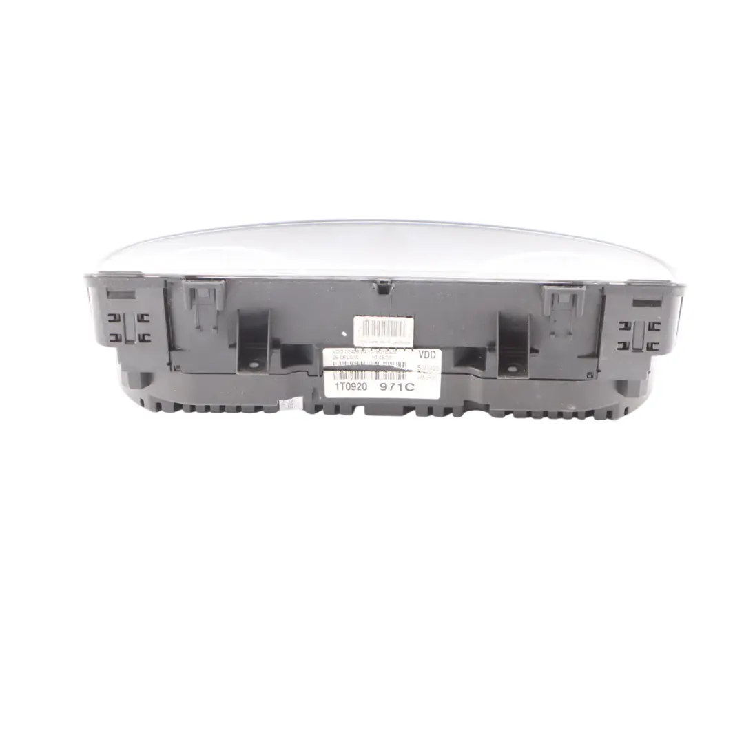 Volkswagen Touran 1T Petrol Instrument Cluster Speedo Clocks Manual - SKU RHD-1T0920971C - Part number 1T0920971C