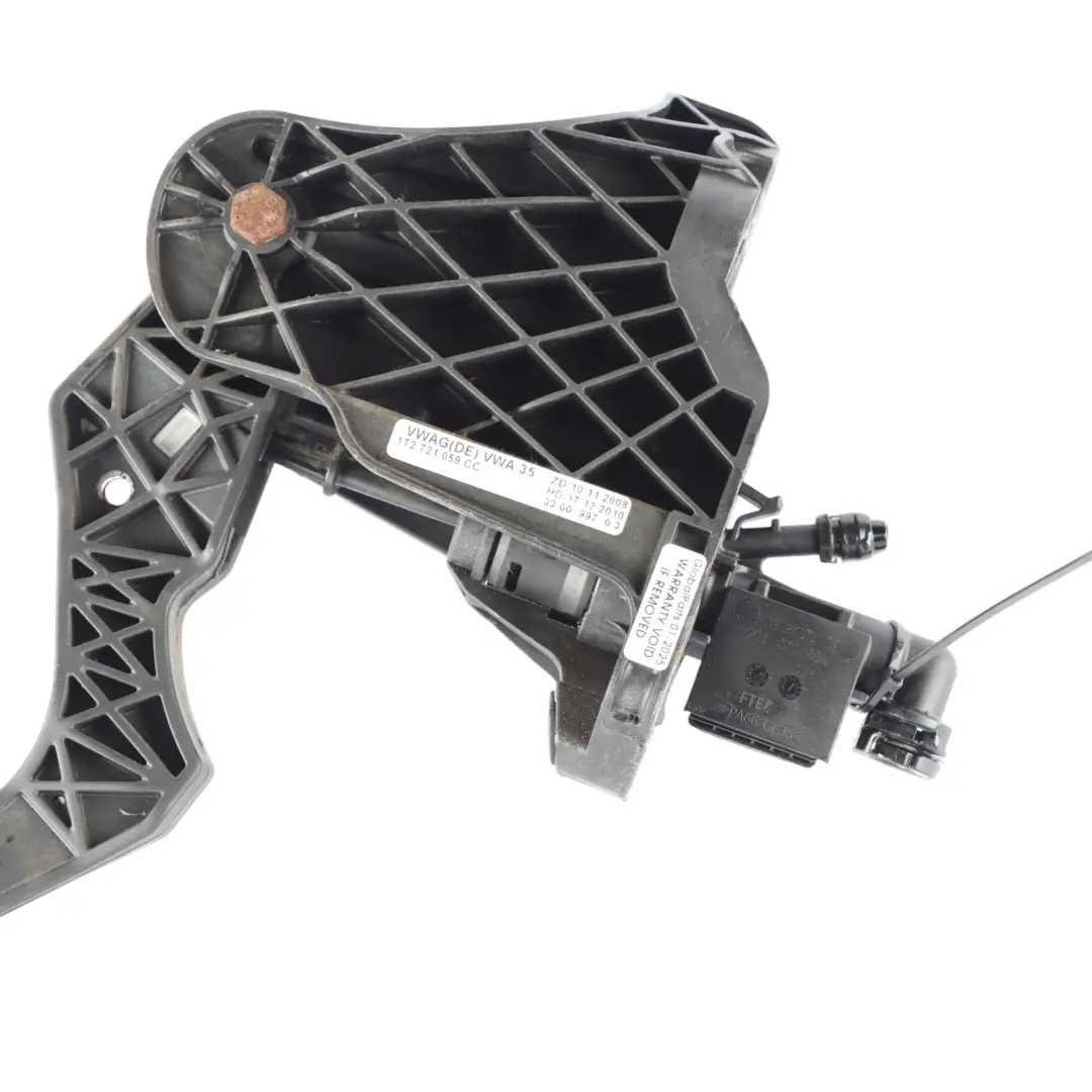 Clutch Pedal Box Assembly Clutch Pedal to Volkswagen Touran 1T Diesel with Part number 1T2721059CC Volkswagen Touran 1T Diesel Clutch Pedal Box Assembly Clutch Pedal - SKU RHD-1T2721059CC - Part number 1T2721059CC