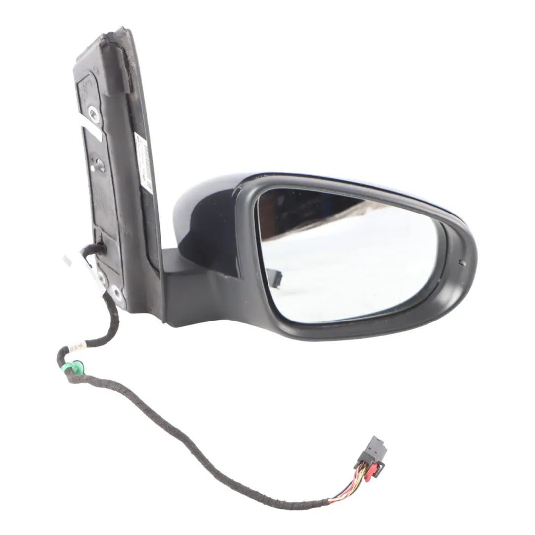 VW Volkswagen Touran 1T Mirror Wing Right O/S Deep Black Pearl C9X - SKU RHD-1T2857508AD-DBL - Part number 1T2857508AD