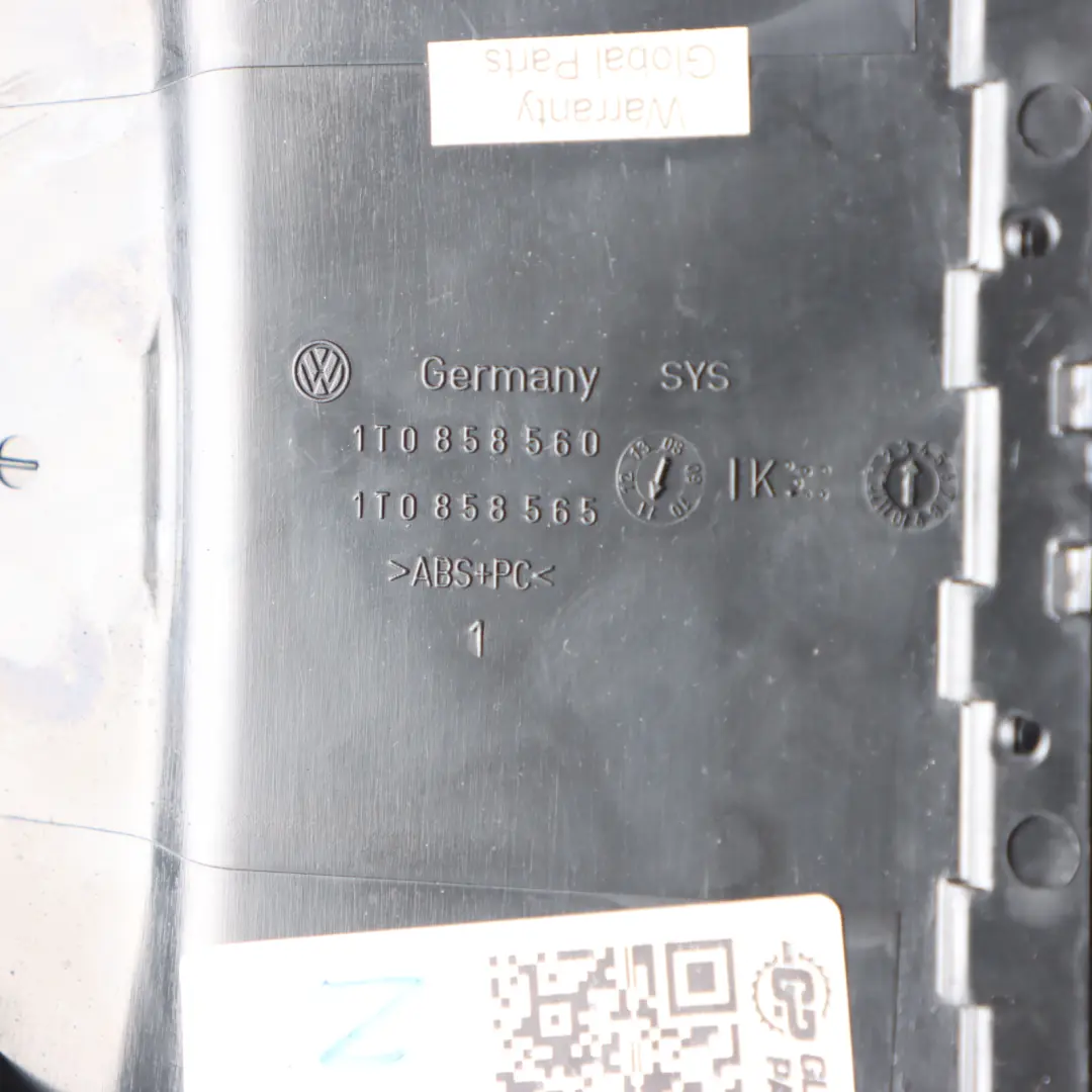 Steering Column Surround Cowl Cover Panel Top to VW Volkswagen Touran 1T with Part number 1T2858345B VW Volkswagen Touran 1T Steering Column Surround Cowl Cover Panel Top - SKU RHD-1T2858345B - Part number 1T2858345B