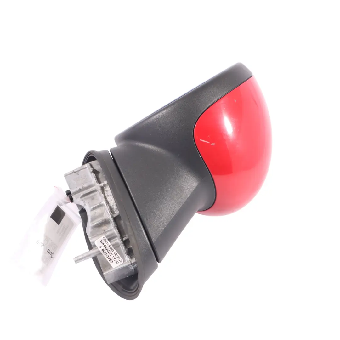Left Door Wing Mirror N/S 5 Pins Chili Red 851 to Mini Cooper R55 R56 R57 with Part number 2755637 Mini Cooper R55 R56 R57 Left Door Wing Mirror N/S 5 Pins Chili Red 851 - SKU rhd-2755637-CHRED - Part number 2755637